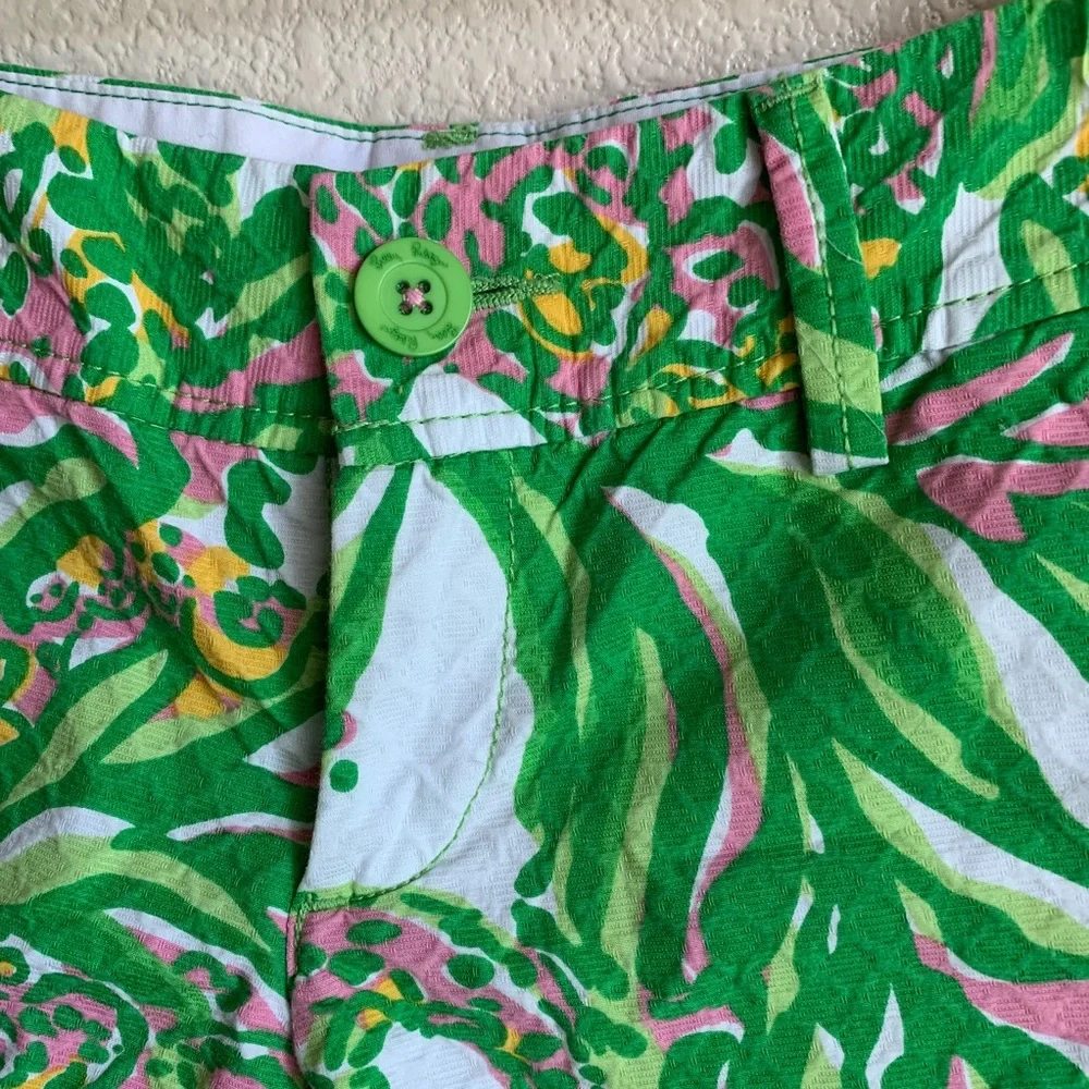 Lilly Pulitzer Cotton 00 Callahan‎ Short Seeing Pink Elephant